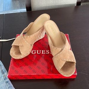 Beige mules Guess brand